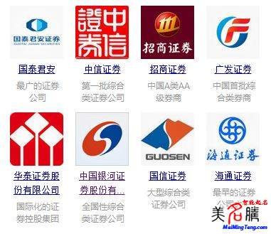 證券公司、基金公司起名用字分析